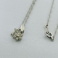 Pt850 Pt900 Natural Diamond Necklace