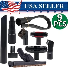 9 Pcs Vacuum Cleaner Accessories Household Shop Vac Cleaning Attachments Kit