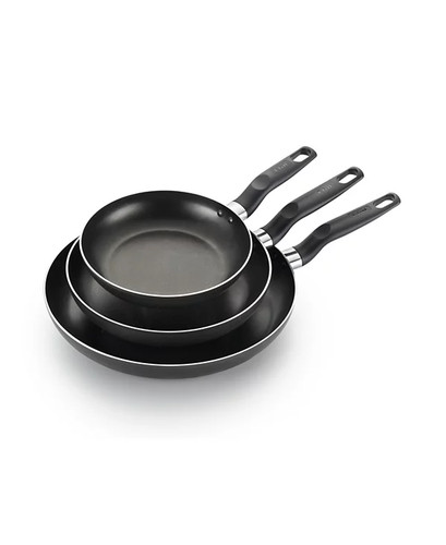 T-fal 3-Pc. Fry Pan Set - Black