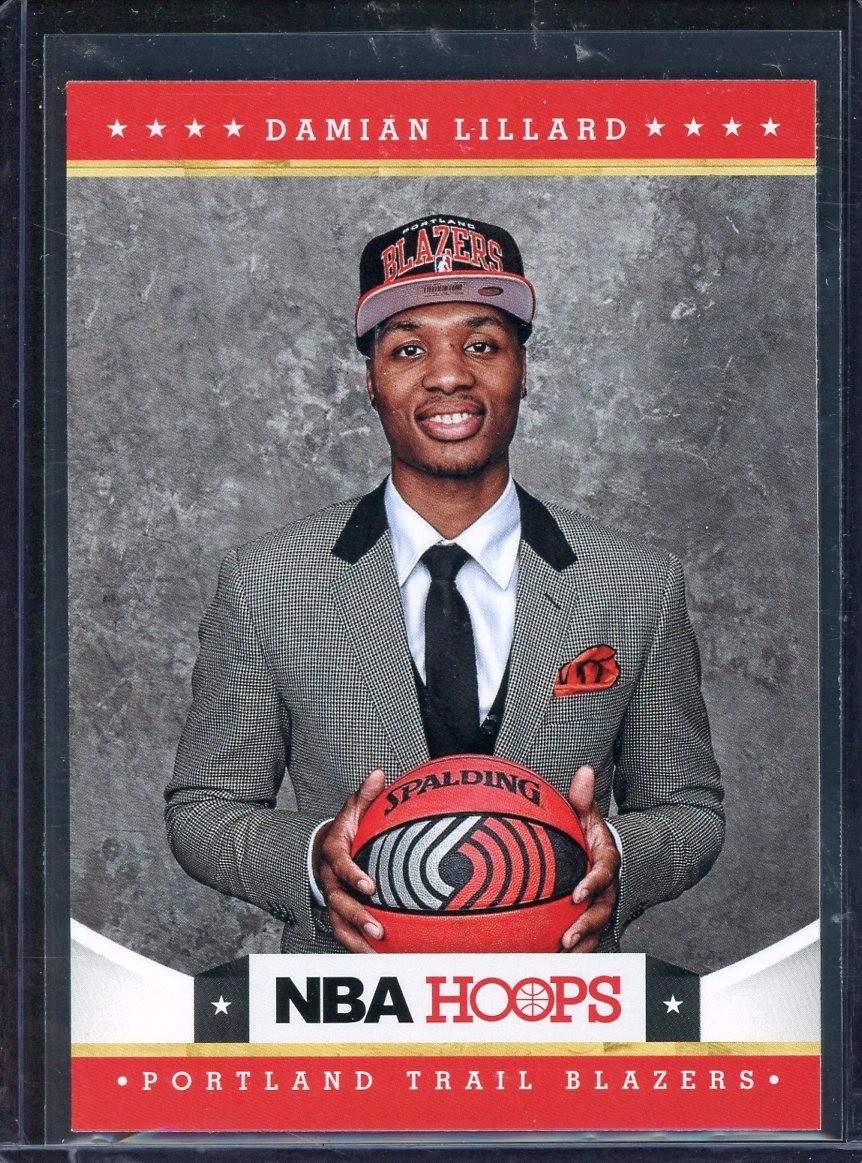 DAMIAN LILLARD 2012-13 Panini NBA Hoops Rookie Card RC #280