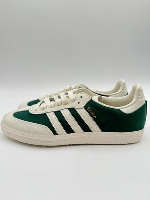 Adidas Men's Samba OG Size 5.5 White Collegiate Green |JI3205|