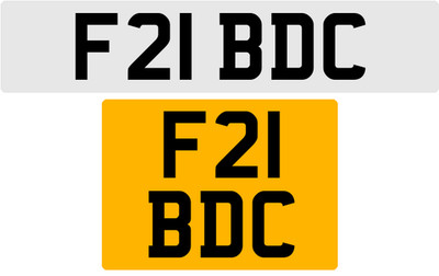 F21 BDC BEN BOB BRI BAZ BAS BIL BEA BEE BRAD BEC BEK BEV BS PRIVATE NUMBER PLATE