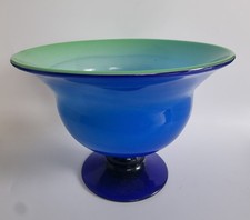 Bohemian Compote Glass Bowl.