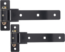 13'' Heavy Duty Strap Gate Hinges 900 LBS,180  or 90  Smooth Open Hinge  2Pcs T