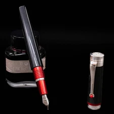 Montegrappa Desiderio Black Fountain Pen - Preowned