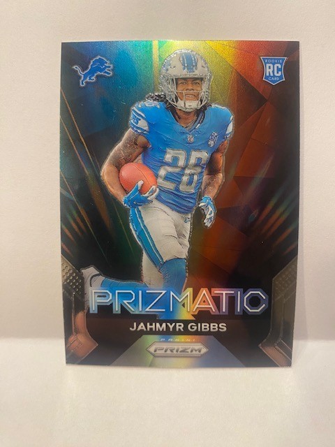 2023 Panini Prizm - Prizmatic Jahmyr Gibbs #20 Silver Prizm (RC)