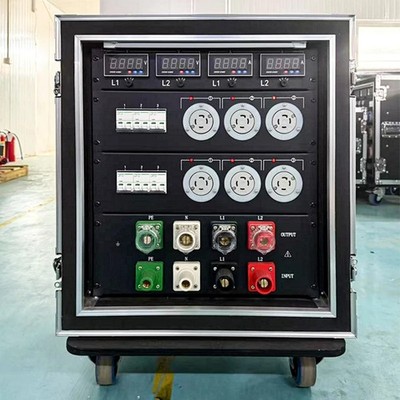 12U 24 Way Power Distro Box Power Distro Rack Electrical 3 Phase 400A Camlock