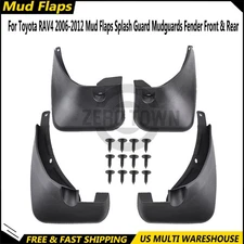 Fits Toyota RAV4 2006-2012 4PCS Front & Rear Pair Mud Flap Splash Fender Guard