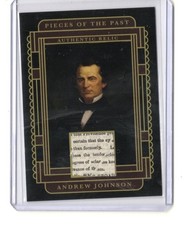 2025 Pieces of the Past Andrew Johnson AUTHENTIC HISTORIC RELIC POTUS #SR-AJ2 e