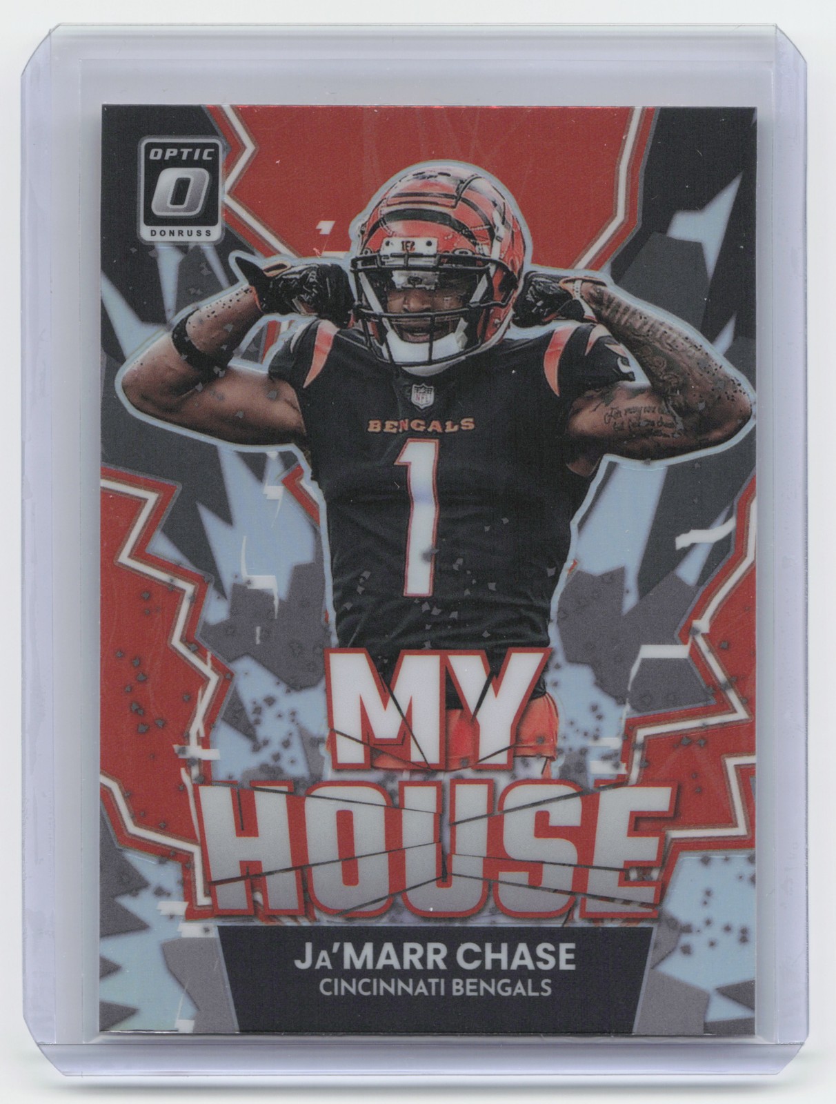 2022 Donruss Optic #MH-13 Ja'Marr Chase My House!