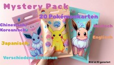 Pokémonkarten Mystery Packs Booster-Mix Chinesisch/Koreanisch