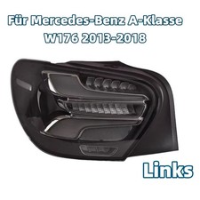 Links LED Rückleuchten Für Mercedes-Benz A-Klasse W176 2013-2018 Blinker Schwarz