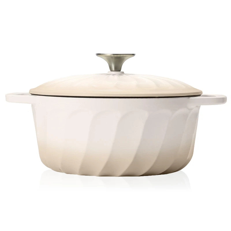 Nsirons Enameled Cast Iron Dutch Oven Lid 3 Qt Cast Iron Dutch Oven Pot Heavy
Opens in a new window