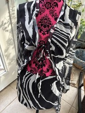 PLT Pretty little thing Zebra Print two piece top skirt set US10