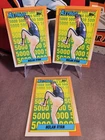 3×-1990 Topps Nolan Ryan, Astros  5000 Strike Out Card, #4
