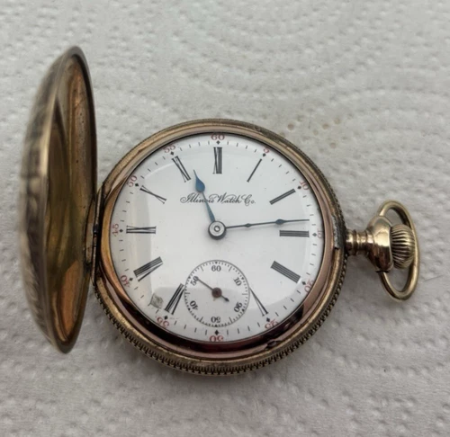 ILLINOIS POCKET WATCH, 18 SIZE, 17J, GRADE 79, MODEL 5, VINTAGE 1905, SERVICED