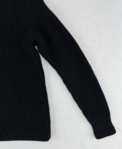 Wilfred Maria Sweater Womens 2XS Black Merino Wool Pullover Ribbed Aritzia - Picture 11 of 13
