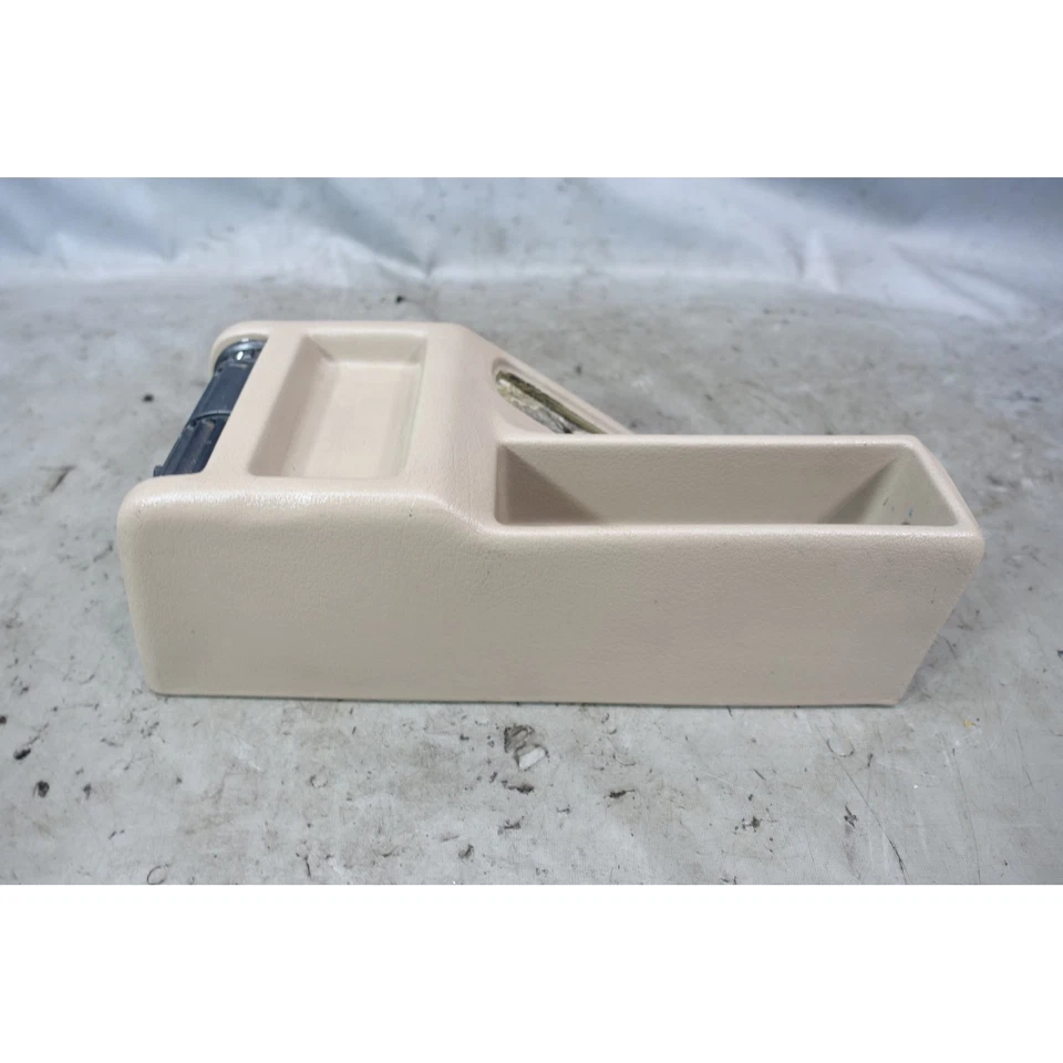 BMW E34 1991-1995 serie 5 consola central delantera pergamino beige OEM Foto 4 de 4