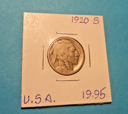 1920-S Buffalo Nickel - VG8