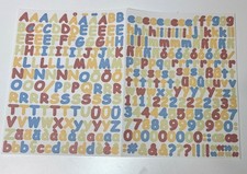 Creative Memories MINI Sassy Alphabet Letter Sticker Sheet Old Style Multicolor