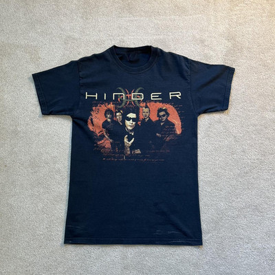 Vintage Hinder Band T Shirt Black All Size S to 5XL FF293