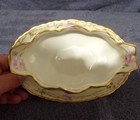 Vintage Imperial Heinrich H & Co REGENT Gold Trim Gravy Boat Attached Underplate — photo 5