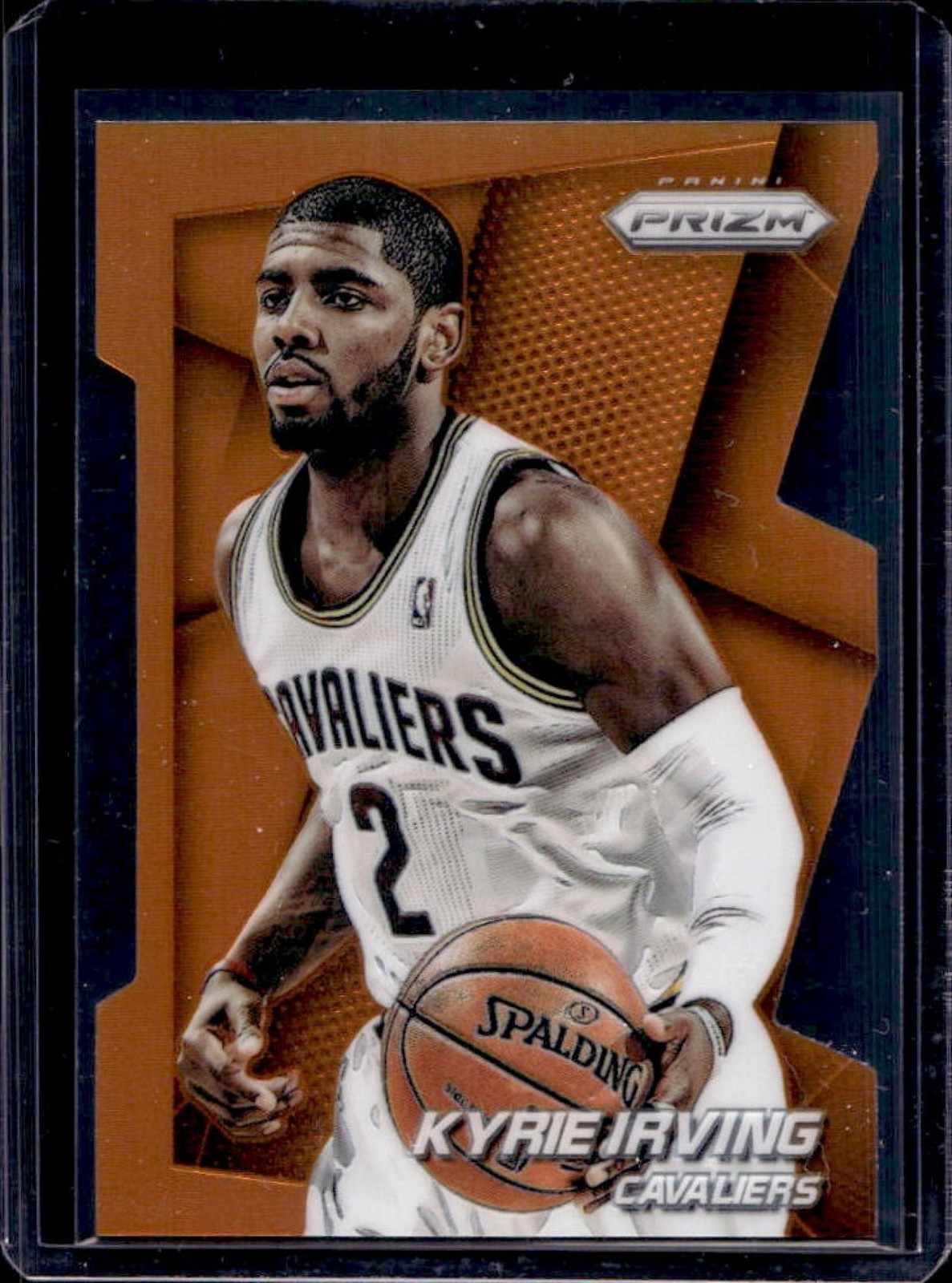 2014-15 Prizm Kyrie Irving Prizms Orange Die Cut #64/139 Cavaliers