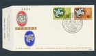 D489669 Belgium FDC Europa CEPT 1961 19 Doves Flying as One