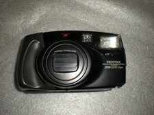 UNTESTED Pentax Zoom 105 Super 35mm Film Point  Shoot Camera NO BATTERY COVER