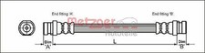 Flexible de frein Renault VEL SATIS