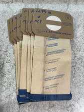 8 AirPlus Electrolux Style U Replacement 4 PLY Vacuum Bags for Upright Vacs