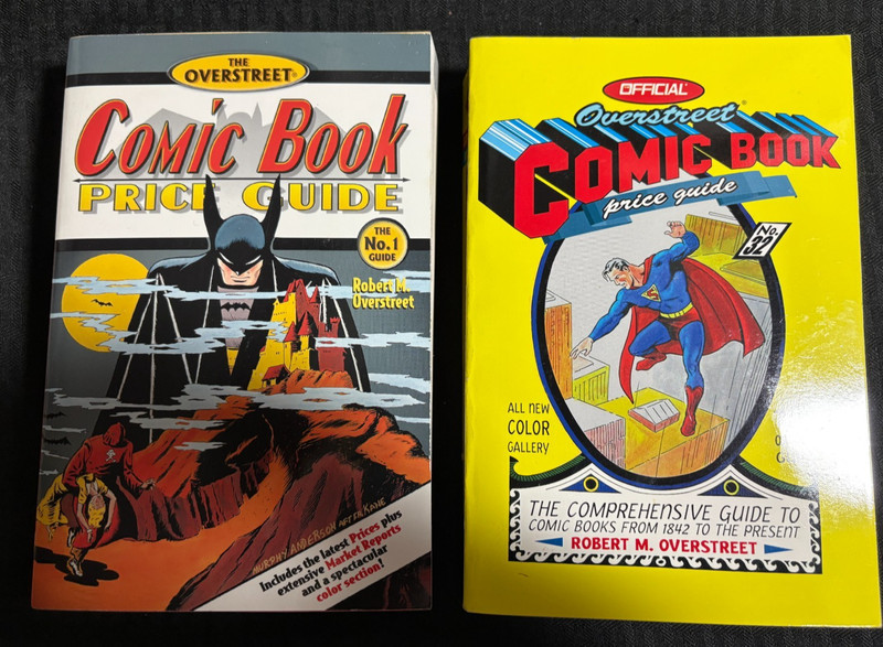 2001/2002 OVERSTREET Comic Book Price Guide #31 & #32 FN+/FVF Batman & Superman