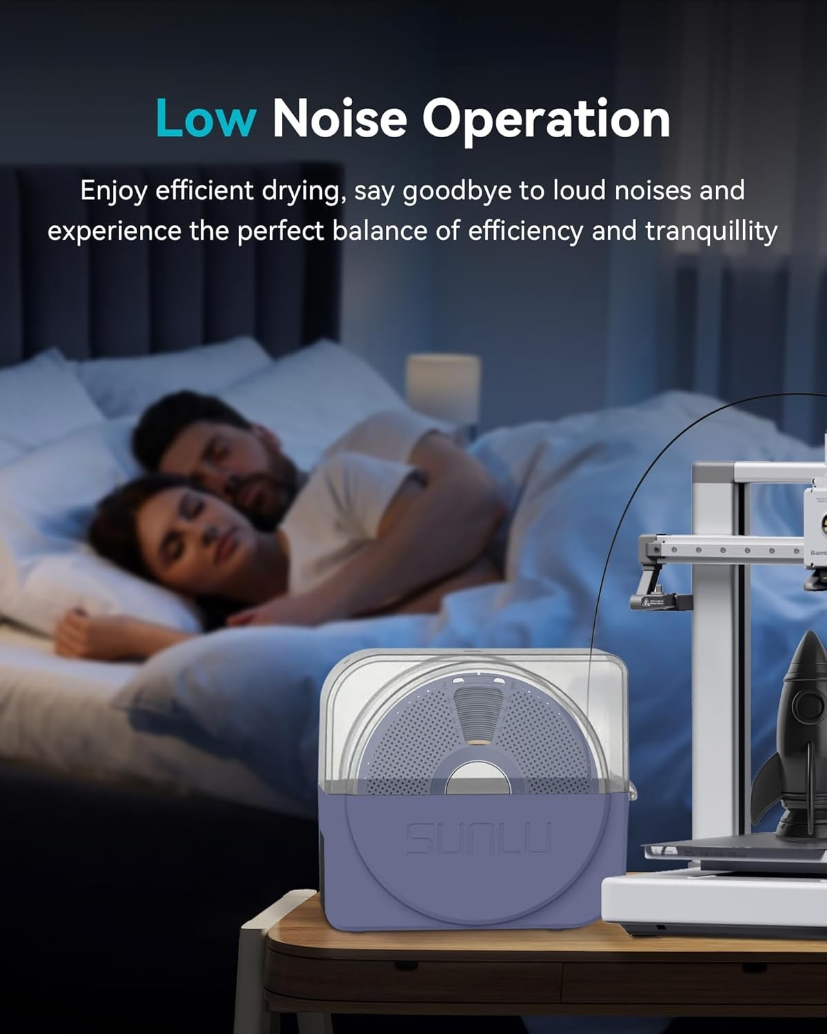 Official Filament Dryer S1 Plus, Built-in Circulation Fan, Filament Dryer Box 