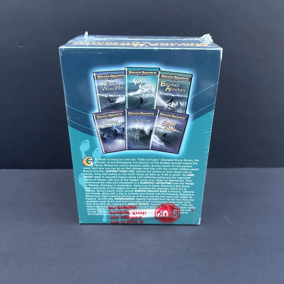 Bruce Brown Golden Years of Surf Collection Box Set (DVD, 2004, 6-Disc Set) NEW - Image 4 of 4
