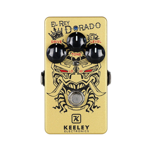 El Rey Dorado Overdrive Pedal, Gold (KElrey)