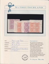 Thurn & Taxis 18, 19, 24, 25 postfrisch als Viererblocks Borek Garantie #NH237