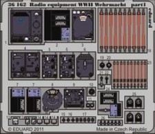 Radio equipment WWII Wehrmacht - colour  - Eduard Accessories 36162