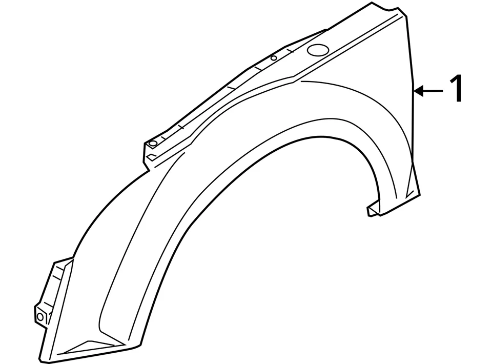 (SOMENTE CAPTADOR LOCAL) 08 09 10 11 12 13 14 15 AUDI TT Fender Right - Imagem 4 de 4