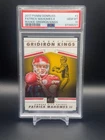 2017 PANINI DONRUSS RC GRIDIRON KINGS #2 PATRICK MAHOMES II ROOKIE RC PSA 10