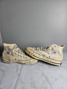 Vtg 70's Converse Chuck Taylor All Star USA High Top Blue Label Shoes Men's Sz 7