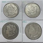 1885-O 1889 1900-O 1921 Morgan Dollar Lot of 4