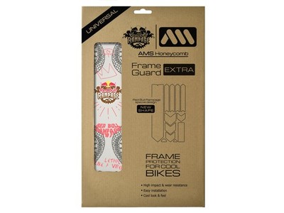 All Mountain Style AMS Frame Guard Extra-Red Bull Rampage Ridgeline White Rahmen