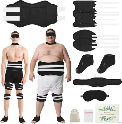 Viowey Castor Oil Pack Wrap for Stomach,11 PCS Black Patches for...