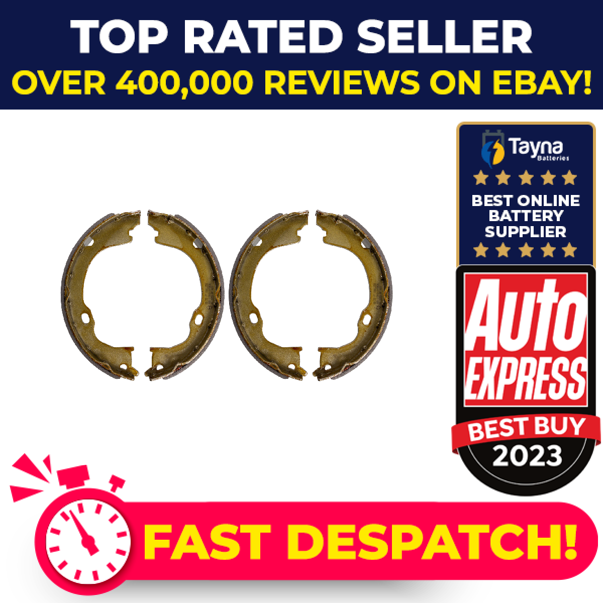 Handbrake Shoes Set ADA104114 Blue Print Parking 68003589AA Quality Guaranteed