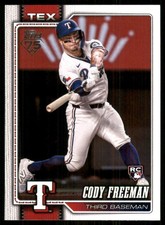 2026 Topps #224 Cody Freeman RC Texas Rangers 58164