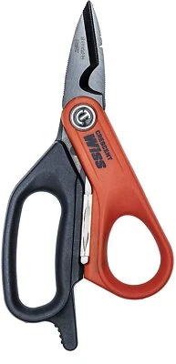 Wiss Crescent 6" Metal Scissors Titanium Coated Electrician's, CW5T