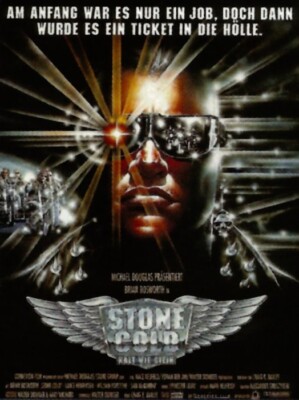 Poster, Filmplakat, STONE COLD - Kalt wie Stein, harter Actionfilm, USA 1991