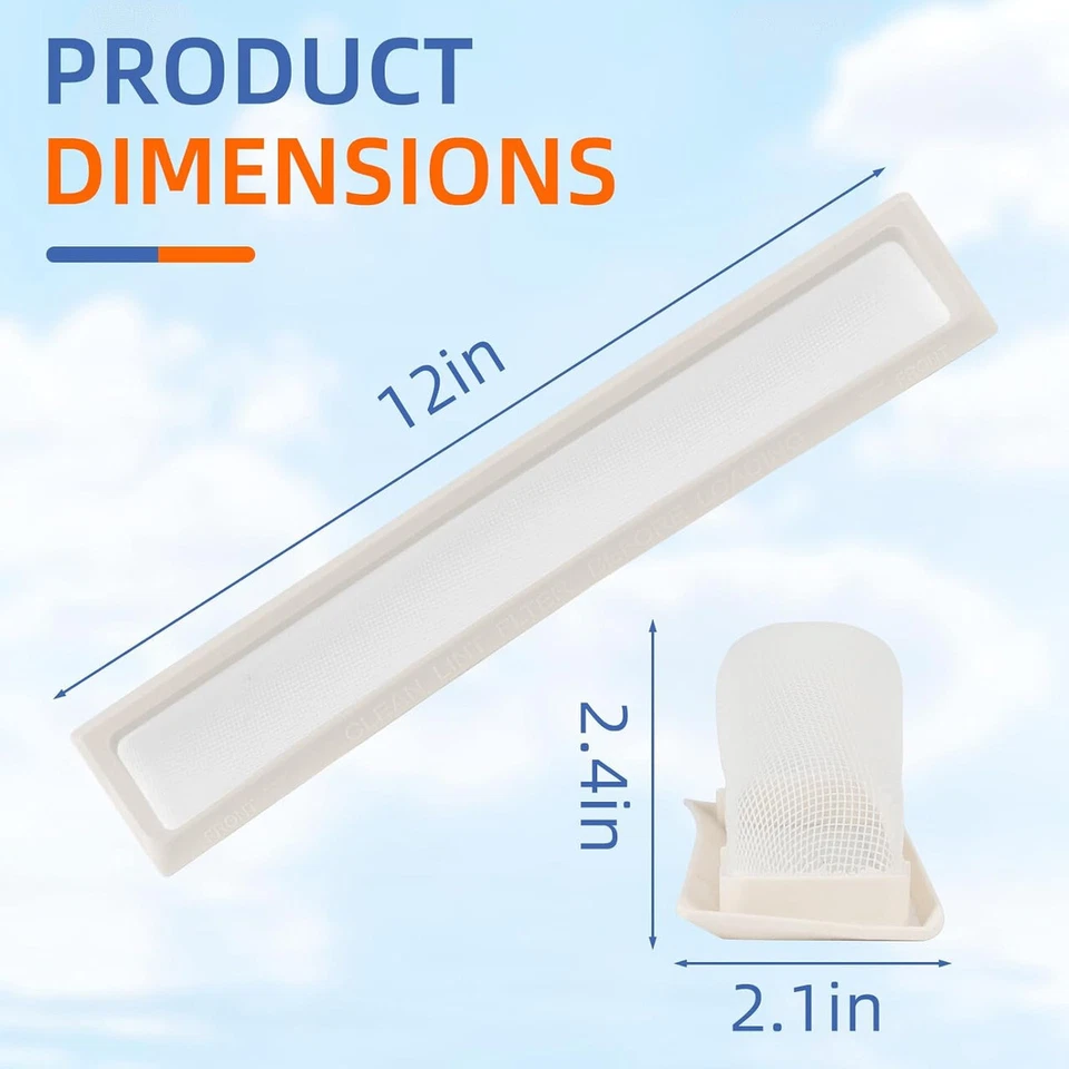 Lint Screen Filter With Frigidaire Dryer 131359602 - Image 2 of 3