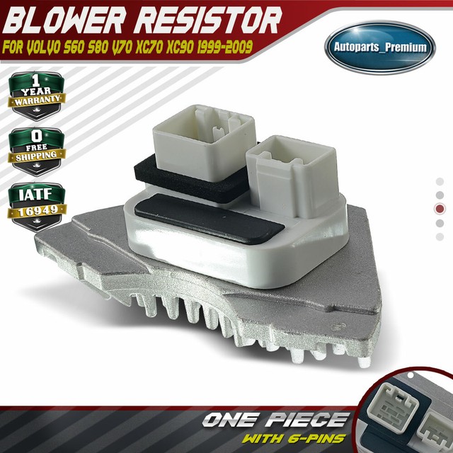 New AC Blower Motor Resistor for Volvo S60 S80 V70 XC70 XC90 19992009
