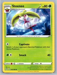 Steenee 015/189 Darkness Ablaze Uncommon Pokémon TCG